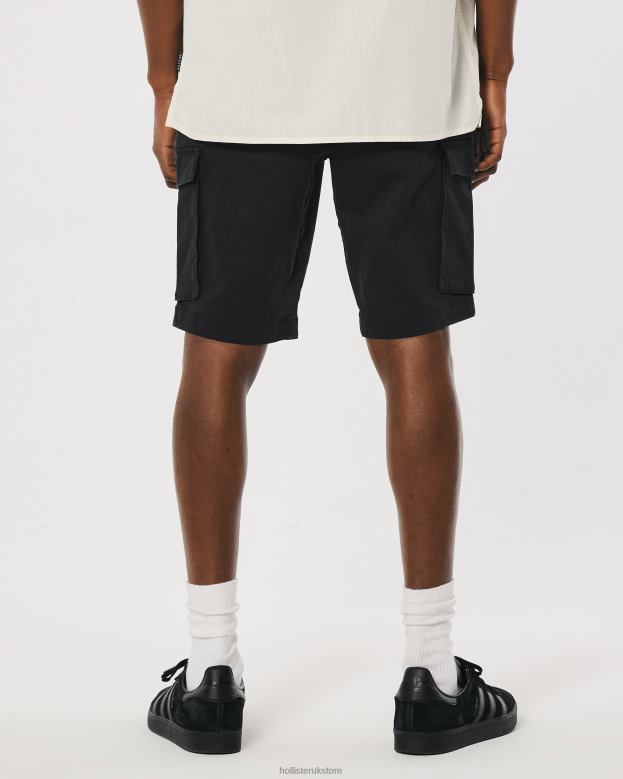 Bottoms Hollister Men Cargo Jogger Shorts 9\\ 488201103 Black